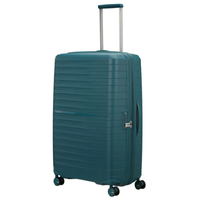 American Tourister Fastforward Spinner 78/29 TSA Expandable totally teal