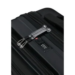American Tourister Flashline Spin. 55/20 Frontloader Cabin Trolley shadow black
