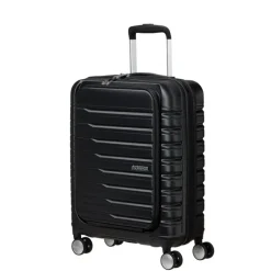 American Tourister Flashline Spin. 55/20 Frontloader Cabin Trolley shadow black