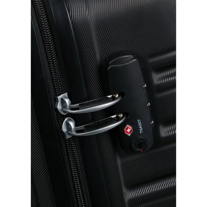 American Tourister Flashline Spin. 55/25 Cabin Trolley shadow black