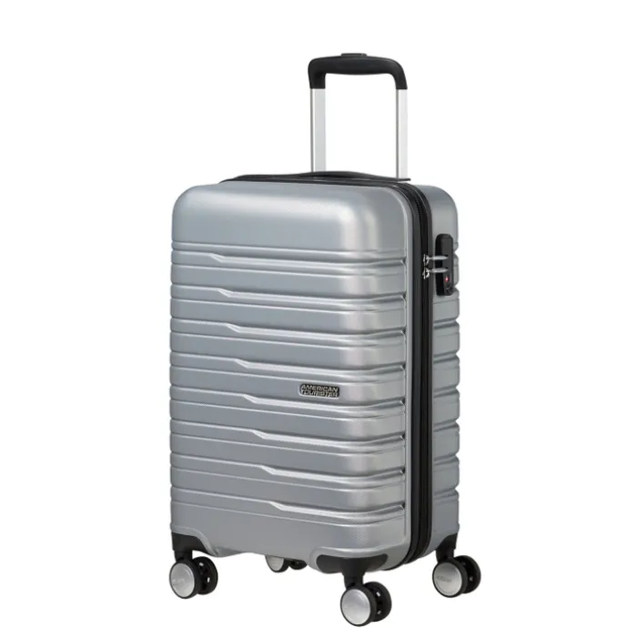 American Tourister Flashline Spin. 55/25 Cabin Trolley sky silver