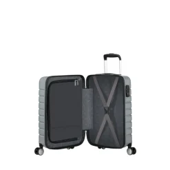 American Tourister Flashline Spin. 55/25 Cabin Trolley sky silver