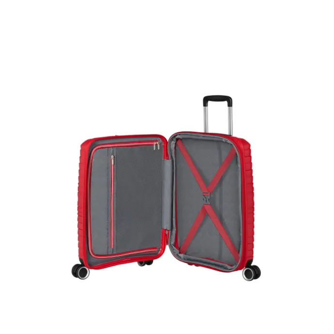 American Tourister Flytwist Spinner Cabin Trolley 55 cm Exp. true red