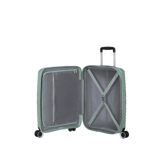 American Tourister Flytwist Spinner 55/20 TSA Expandable botanic green