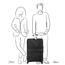 American Tourister Flytwist Spinner 78/29 TSA Expandable shadow black