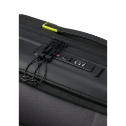 American Tourister Hello Cabin Spinner 55 EXP Coated black/lime