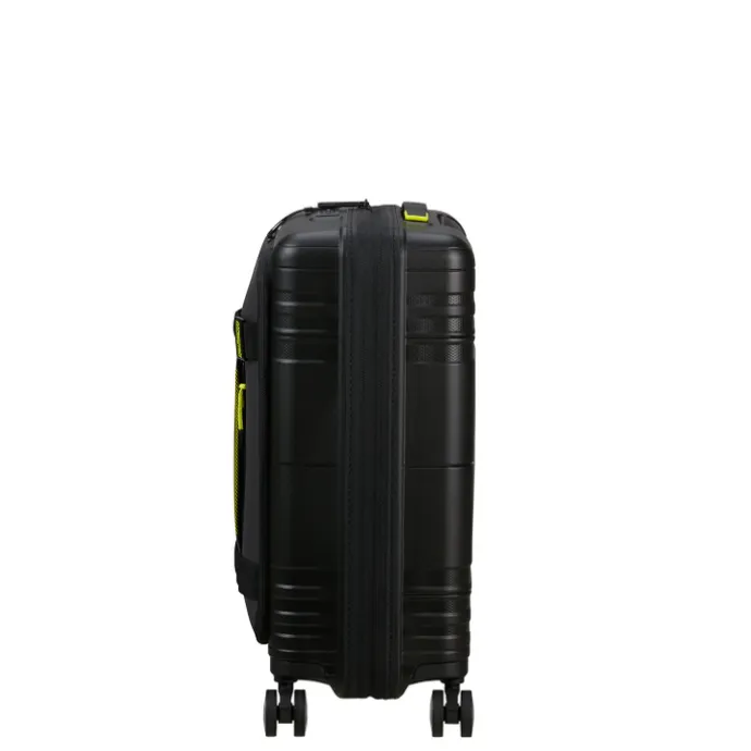 American Tourister Hello Cabin Spinner 55 EXP Coated black/lime