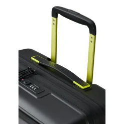 American Tourister Hello Cabin Spinner 55 EXP Coated black/lime