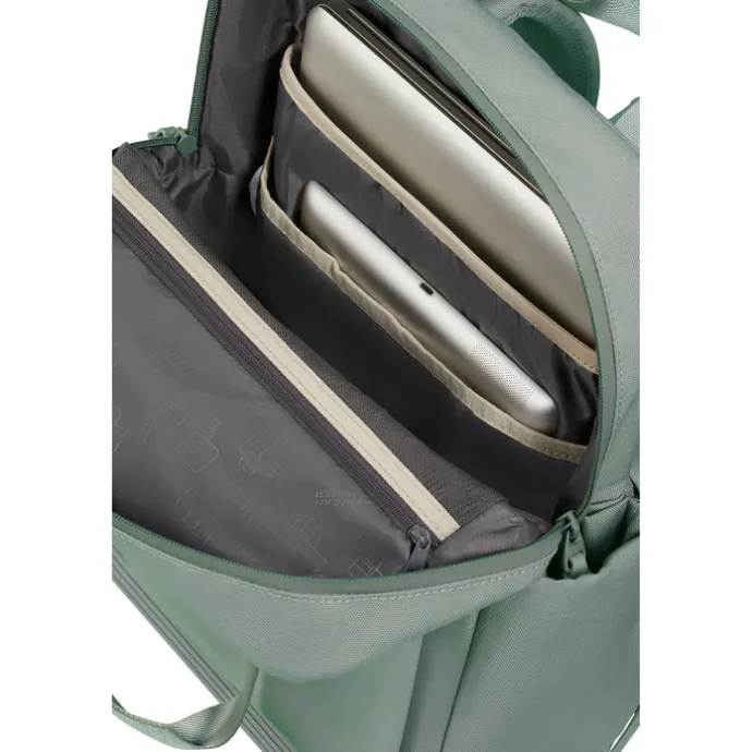 American Tourister Soulpack Business Backpack Tote 15" iceberg green