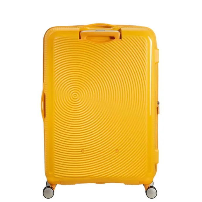 American Tourister Soundbox Spinner 77 Expandable golden yellow