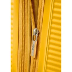American Tourister Soundbox Spinner 77 Expandable golden yellow