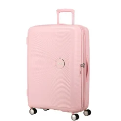American Tourister Soundbox Spinner 77/28 TSA Expandable pastel pink