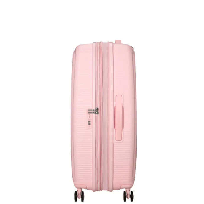 American Tourister Soundbox Spinner 77/28 TSA Expandable pastel pink