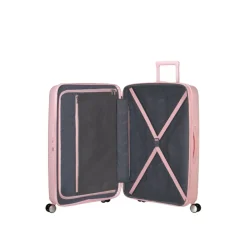 American Tourister Soundbox Spinner 77/28 TSA Expandable pastel pink