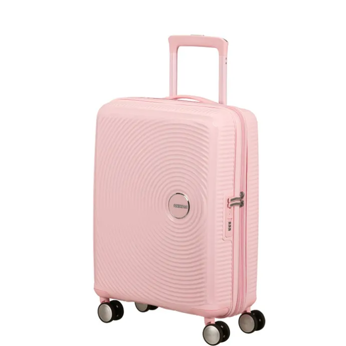 American Tourister Soundbox Spinner 55/20 TSA Expandable pastel pink