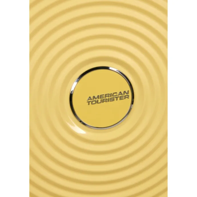 American Tourister Soundbox Spinner 67/24 TSA Expandable pastel yellow