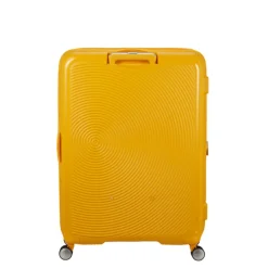 American Tourister Soundbox Spinner 80/30 TSA Expandable golden yellow