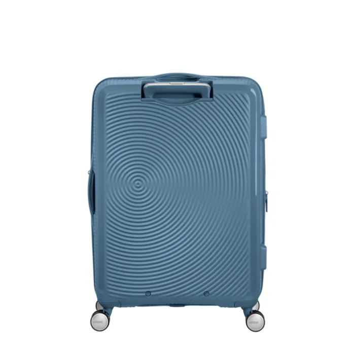 American Tourister Soundbox Spinner 77 Expandable stone blue