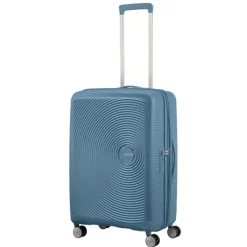 American Tourister Soundbox Spinner 77 Expandable stone blue