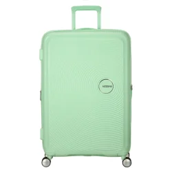 American Tourister Soundbox Spinner 77/28 TSA Expandable pastel green