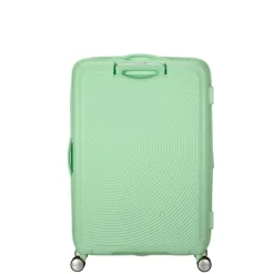 American Tourister Soundbox Spinner 77/28 TSA Expandable pastel green