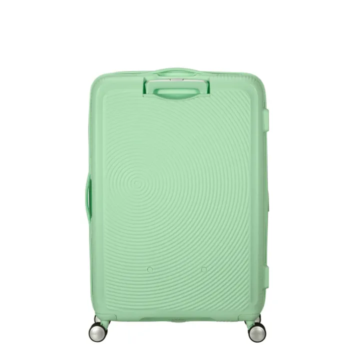 American Tourister Soundbox Spinner 77/28 TSA Expandable pastel green