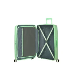 American Tourister Soundbox Spinner 77/28 TSA Expandable pastel green
