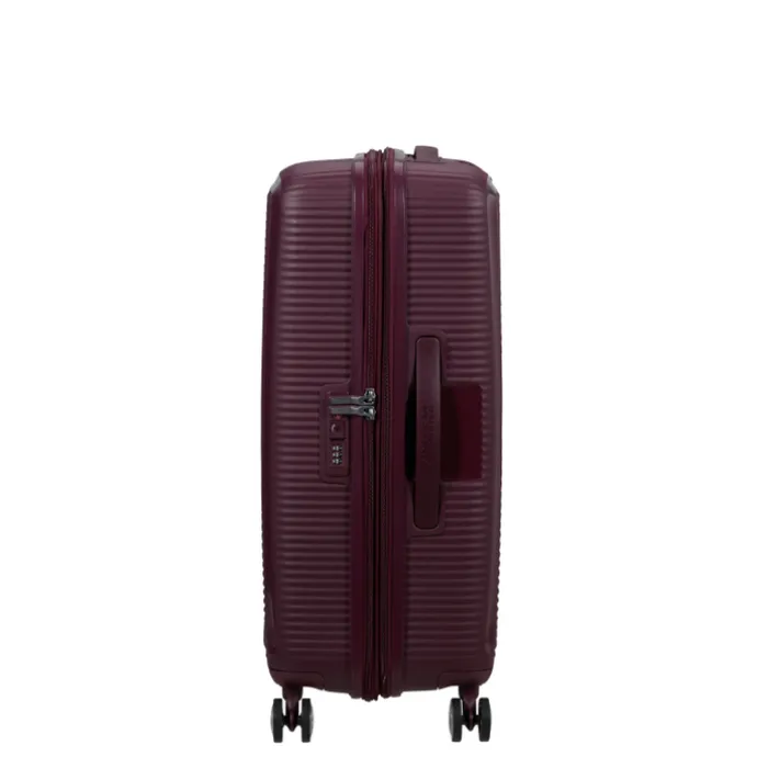 American Tourister Soundbox Spinner 67/24 TSA Expandable wild cherry