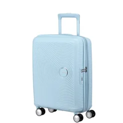 American Tourister Soundbox Spinner 55/20 TSA Expandable pastel blue