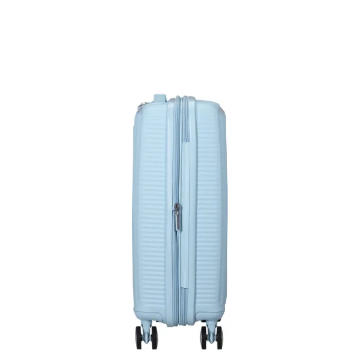 American Tourister Soundbox Spinner 55/20 TSA Expandable pastel blue
