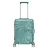 American Tourister Soundbox Aluminium Spinner 55 Expandable dusty turquoise