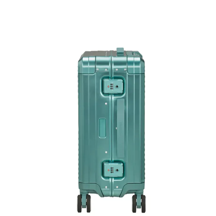 American Tourister Soundbox Aluminium Spinner 55 Expandable dusty turquoise