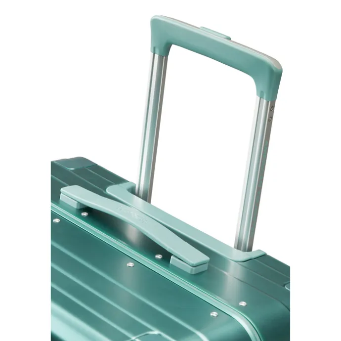 American Tourister Soundbox Aluminium Spinner 55 Expandable dusty turquoise