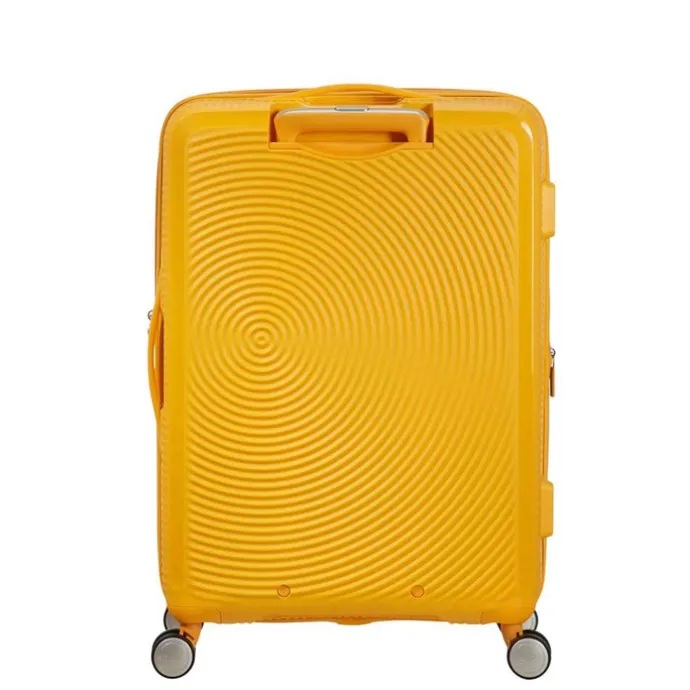American Tourister Soundbox Spinner 67 Expandable golden yellow