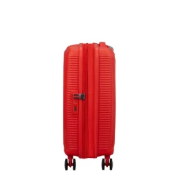American Tourister Soundbox Spinner 55/20 TSA Expandable neon orange