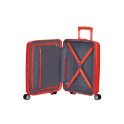 American Tourister Soundbox Spinner 55/20 TSA Expandable neon orange