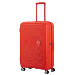 American Tourister Soundbox Spinner 77/28 TSA Expandable neon orange