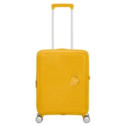 American Tourister Soundbox Spinner 55 Expandable golden yellow