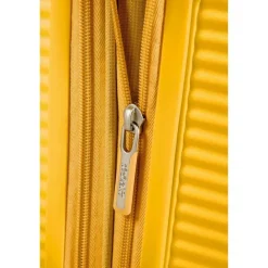 American Tourister Soundbox Spinner 55 Expandable golden yellow