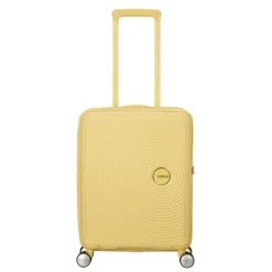 American Tourister Soundbox Spinner 55/20 TSA Expandable pastel yellow