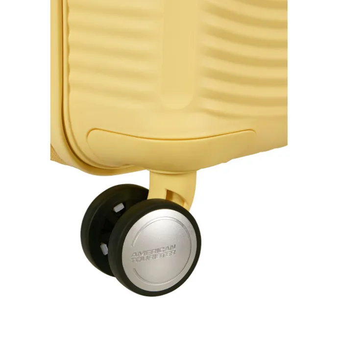 American Tourister Soundbox Spinner 55/20 TSA Expandable pastel yellow