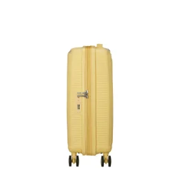American Tourister Soundbox Spinner 55/20 TSA Expandable pastel yellow