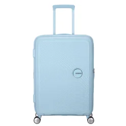 American Tourister Soundbox Spinner 67/24 TSA Expandable pastel blue