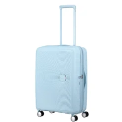 American Tourister Soundbox Spinner 67/24 TSA Expandable pastel blue