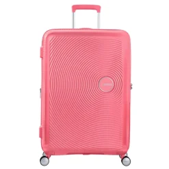 American Tourister Soundbox Spinner 77 Expandable sun kissed coral