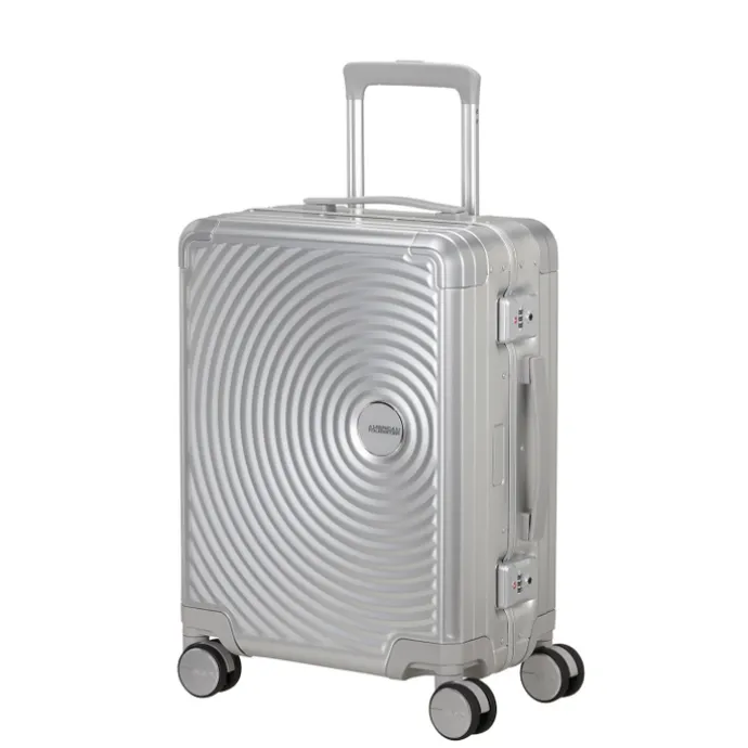 American Tourister Soundbox Alu Spinner 55/20 TSA silver