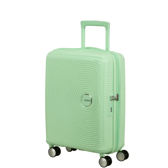 American Tourister Soundbox Spinner 55/20 TSA Expandable pastel green