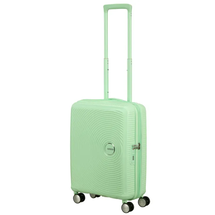 American Tourister Soundbox Spinner 55/20 TSA Expandable pastel green