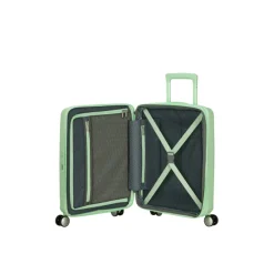American Tourister Soundbox Spinner 55/20 TSA Expandable pastel green