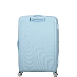 American Tourister Soundbox Spinner 77/28 TSA Expandable pastel blue